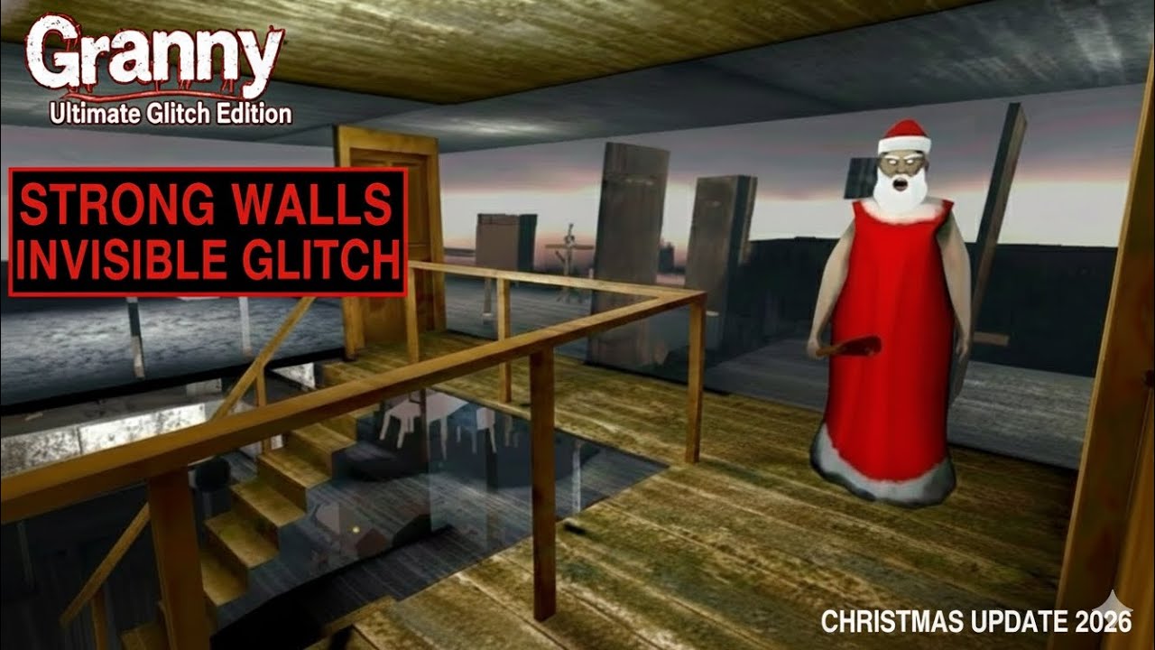 Strong Walls Invisible Glitch! 🎅🔥 Granny Christmas Update 2026 | Android Gameplay