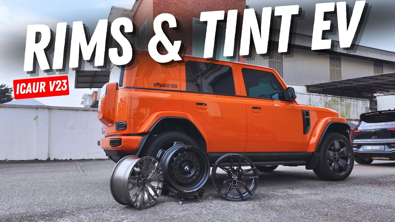 First Mod EV V23 – Beli Rims & Pasang Security Tinted