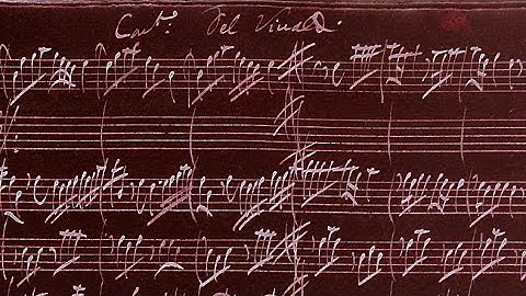 VIVALDI | Violin Concerto RV 268 in E major | Original manuscript