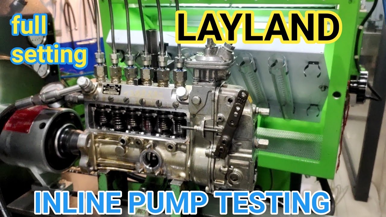 INLINE PUMP TESTING ! LAYLAND INLINE PUMP SETTINGS ! ASHOK LEYLAND INLINE PUMP SETTINGS ! ONLINEPUMP