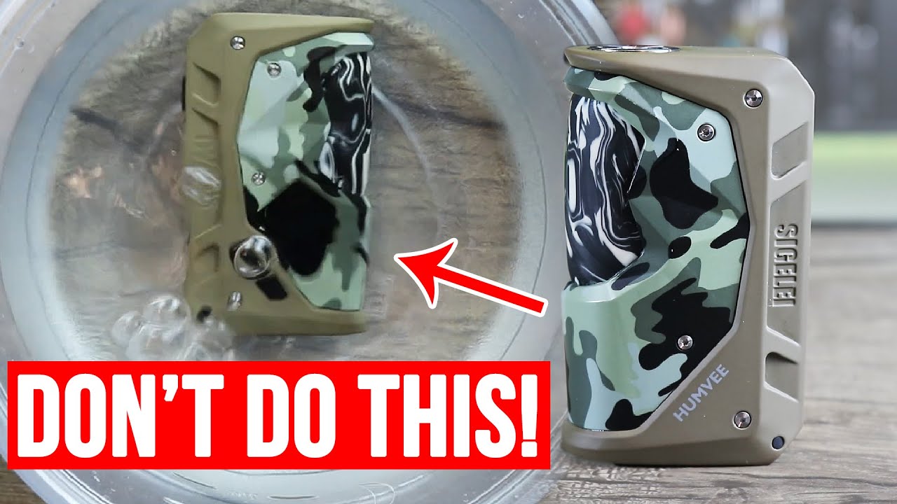 NOT IP67 RATED BUT WE DID A WATER TEST ANYWAY - SEE THE RESULT HERE ✌️🚭