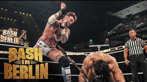 CM Punk Vs Drew McIntyre Strap Match WWE Bash In Barlin TECHNICALGAMERZ
