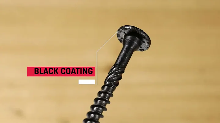 Black RSS Rugged Structural Screws