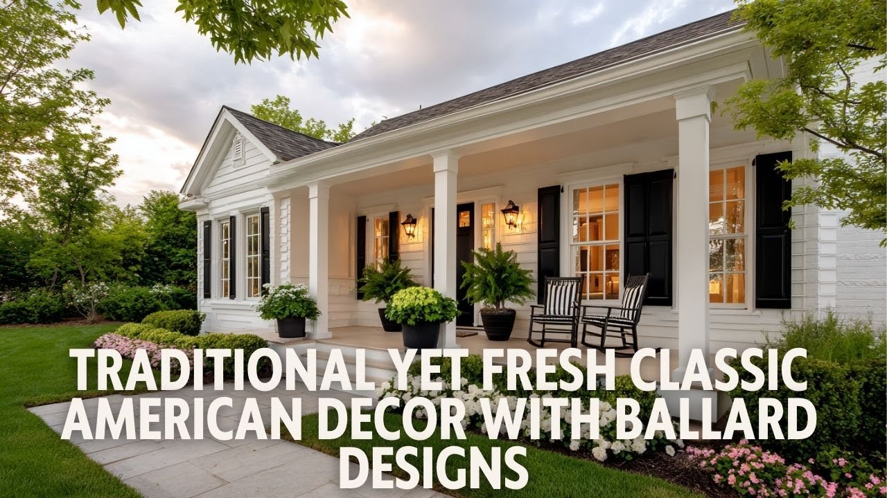 Traditional Yet Fresh Classic American Decor with Ballard Designs   Elegant Living