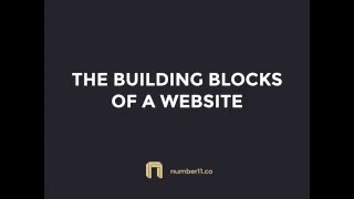 The Building Blocks Of A Website