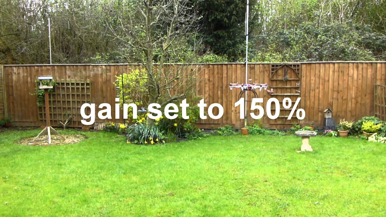 DJI F550 dynamic gain adjustment in-flight