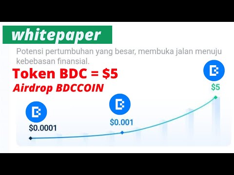 1 BDC = $5. Siap Meledak?  penjelasan whitepaper dan cara mengikuti Airdrop BDC TOKEN