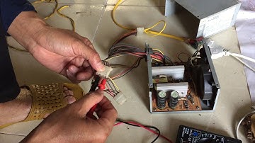 Nguồn ATX mới xin từ đống sắt vụn, về tôi kiểm tra xem sao