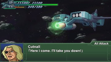 [ENG Sub]Super Robot Wars Alpha 3 - Cutnall Ship Attacks | 第3次スパロボα - カットナル艦 全武装