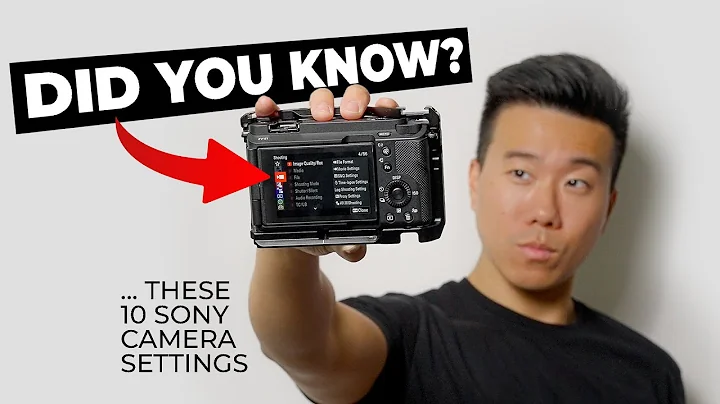 10 Sony Camera Settings You NEED TO KNOW!