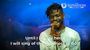 Johnny Drille sings 'Goodness of God' by Bethel Music at The Elevation Church