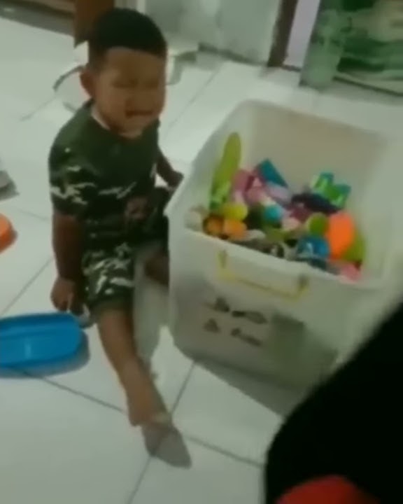 viral bocah nangis Tarek sis, semongko NGaKaK