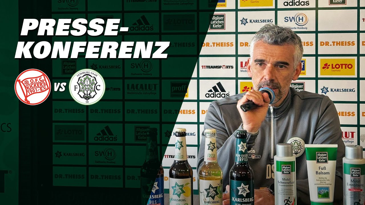 "Ich erwarte eine umkämpfte Partie" I Pressekonferenz vor FC 08 Homburg - Offenbacher Kickers