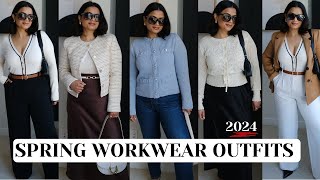 SPRING WORKWEAR LOOKS - MINIMAL & CHIC OFFICE OUTFITS 2024