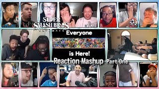 Super Smash Bros. Ultimate - Everyone is Here! PART ONE (50th Reaction Mashup Special)