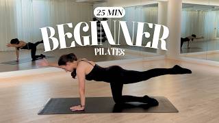 25 MIN FULL BODY PILATES WORKOUT | Beginner Pilates At Home (No Equipment)