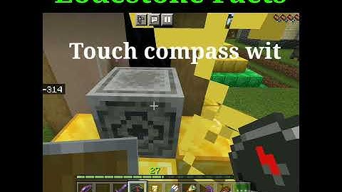 Minecraft: Lodestone Facts || How to use!? #Shorts #yesimmrx