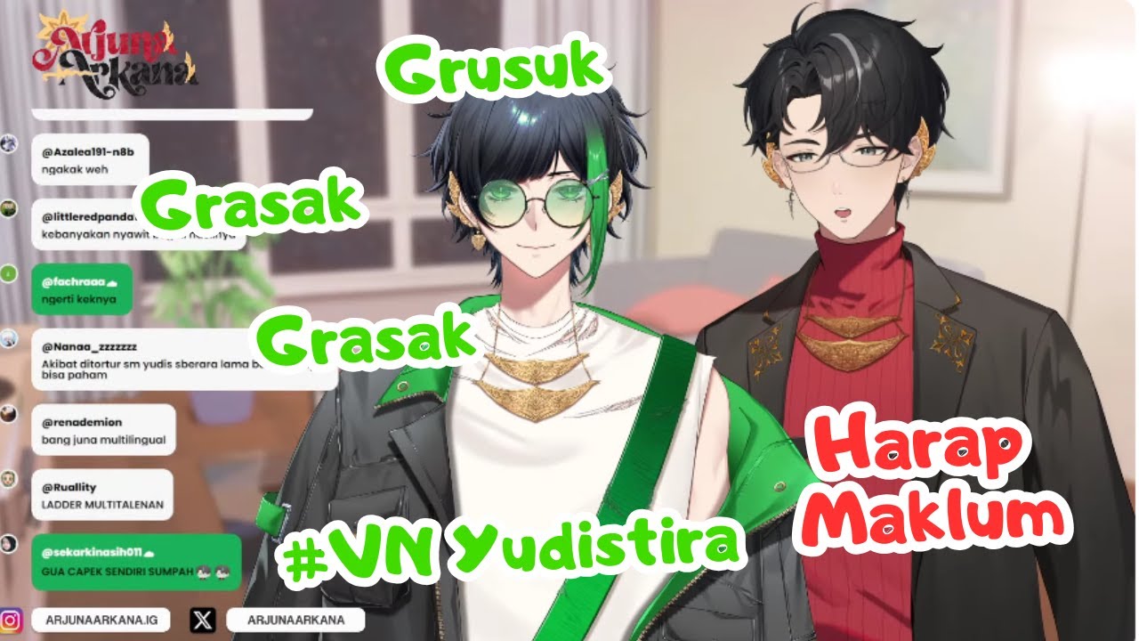 Hanya bapak leader yang paham isi vn dari Yudistira [Vtuber Clip]