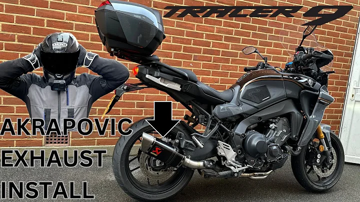 Installing LOUD Akrapovic exhaust on my Tracer 9GT+