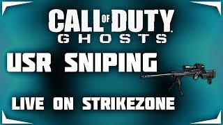 CoD Ghosts: Live USR Sniping (Call of Duty: Ghost Multiplayer)