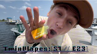 Mr. Vapor Luxbar Triple Melon Ice Sesh and Review at Harrisville Harbor [TwinVlapes: S1 // E23]