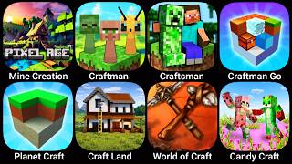 Mine Creation, Craftsman & Spranky, Craftsman Frends, Craftsman Go, Planet Craft, Craft Land screenshot 5