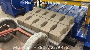Keusec syin  QT4 30 hydraulic system concrete block making machine produce I shape paver