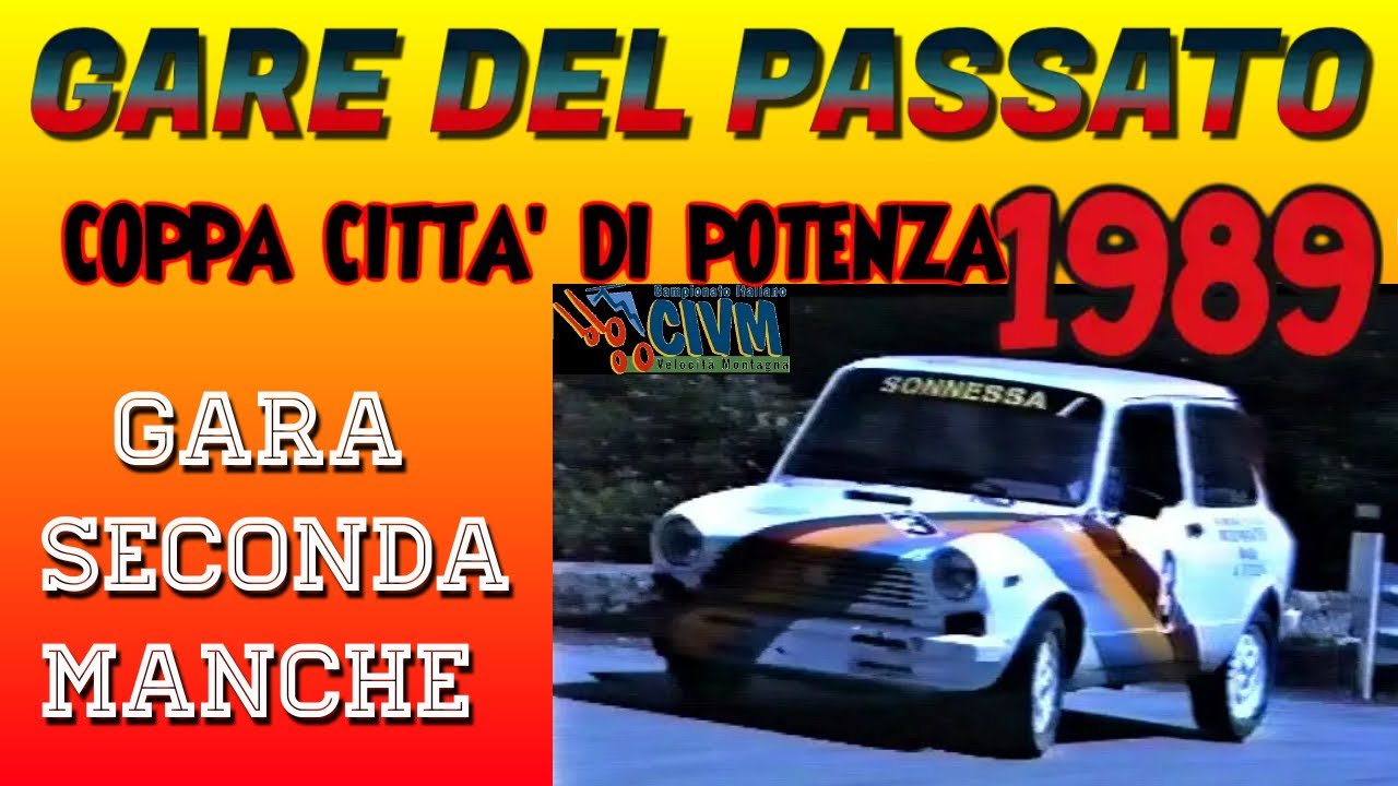 Gare del passato: 1989 COPPA CITTA' DI POTENZA 2a MANCHE completa