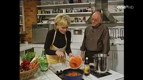 alfredissimo  Kochen mit Bio und Eva Herman:Spaghetti mit Tomaten Karottensoße & Indische Pilzpfanne