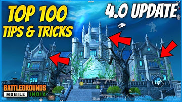 🔥Top 100 BGMI 4.0 Update Tips & Tricks | 🔥Ghost Mode + All Powers Explained