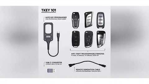 THINKCAR TKEY 101 TKEY101 - Universal Car Key Programmer Equipment with 6 Unit Remote Keys Support