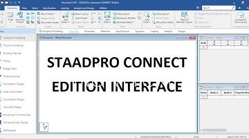 Tutorial 2: STAADPRO CONNECT EDITION OPEN & NEW USER INTERFACE