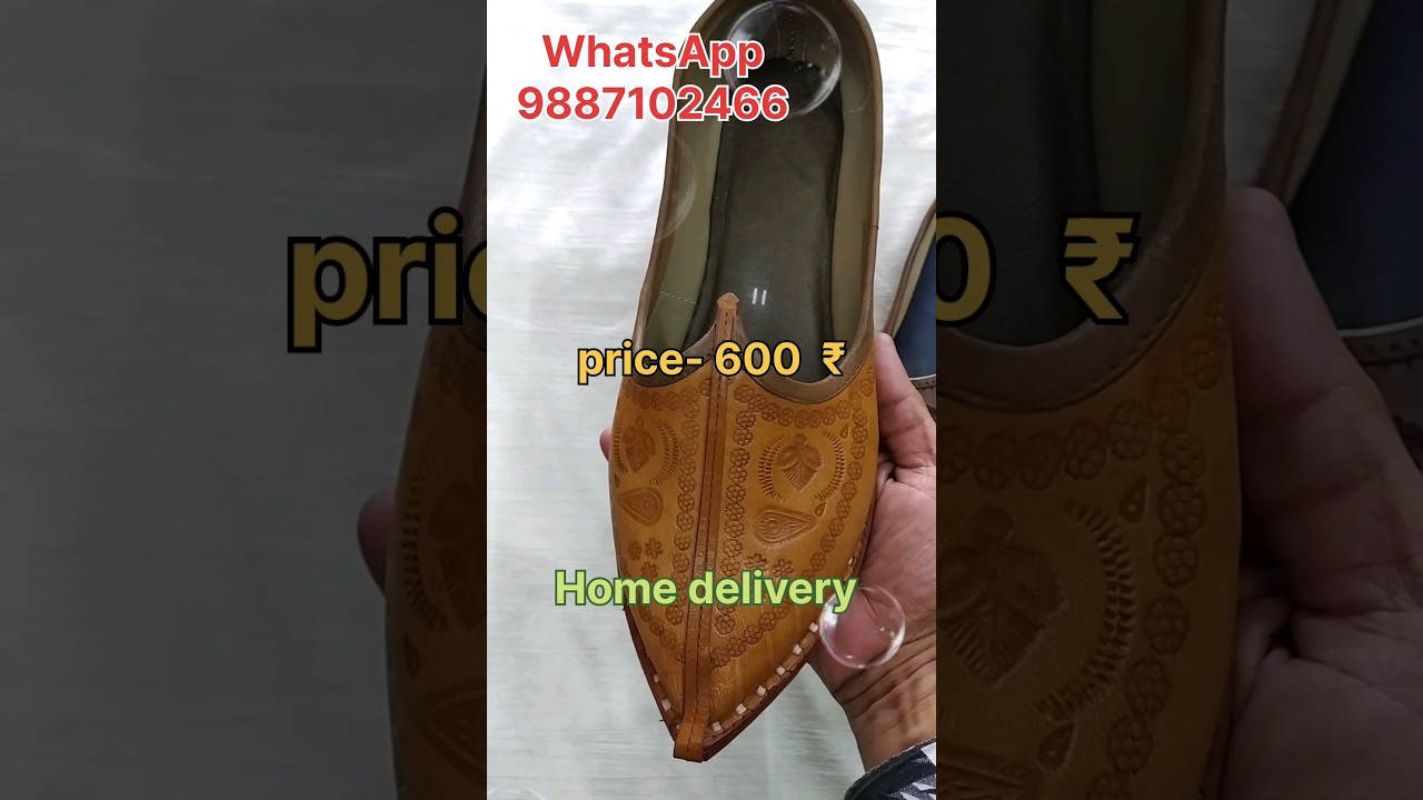 original leather Rajasthani Juti 