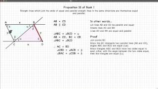 Euclid's Elements Book 1 - Proposition 33
