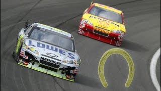 The story of Jimmie, Harvick and the 'golden horseshoe' | Auto Club Speedway 2010 Wealth