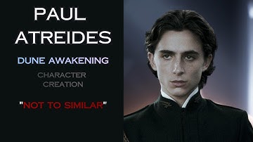 Dune Awakening (Paul Atreides character creation)