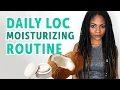 My Daily Loc Moisturizing Routine : Coconut Oil