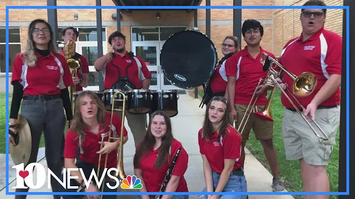 Loudon High School marching band performs on the 1...