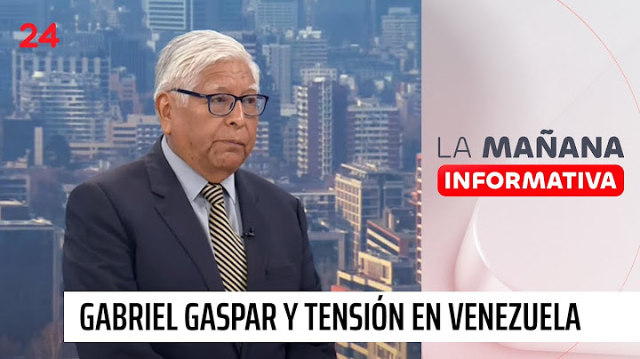 Gabriel Gaspar por tensión en Venezuela a horas de asunción presidencial | 24 Horas TVN Chile