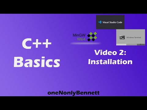 C++ Programming Tutorial: Installation (Basics 2021)