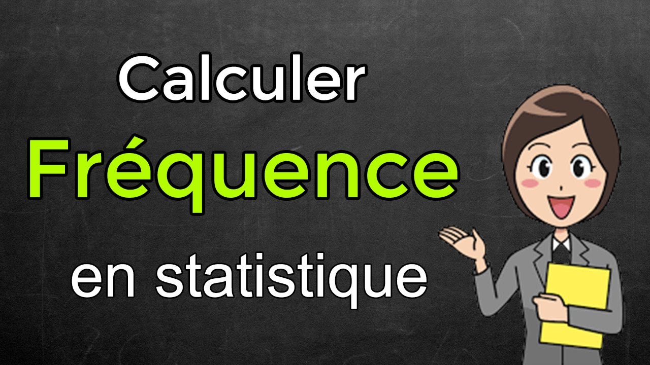 Comment calculer la fréquence en statistique - YouTube