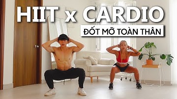 10 Phút HIIT Cardio tại nhà | Giảm sạch mỡ toàn thân
