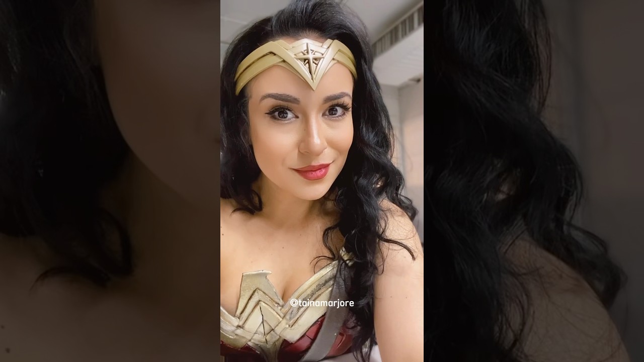 Bellatrix a Mulher Maravilha - Vida de Cosplayer #cosplaygirl