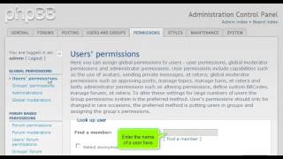 How to manage user permissions in phpBB | FastDot Cloud Hosting