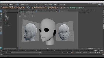 MAYA - PART 2 - THE FACE - Human Character Modeling Tutorial