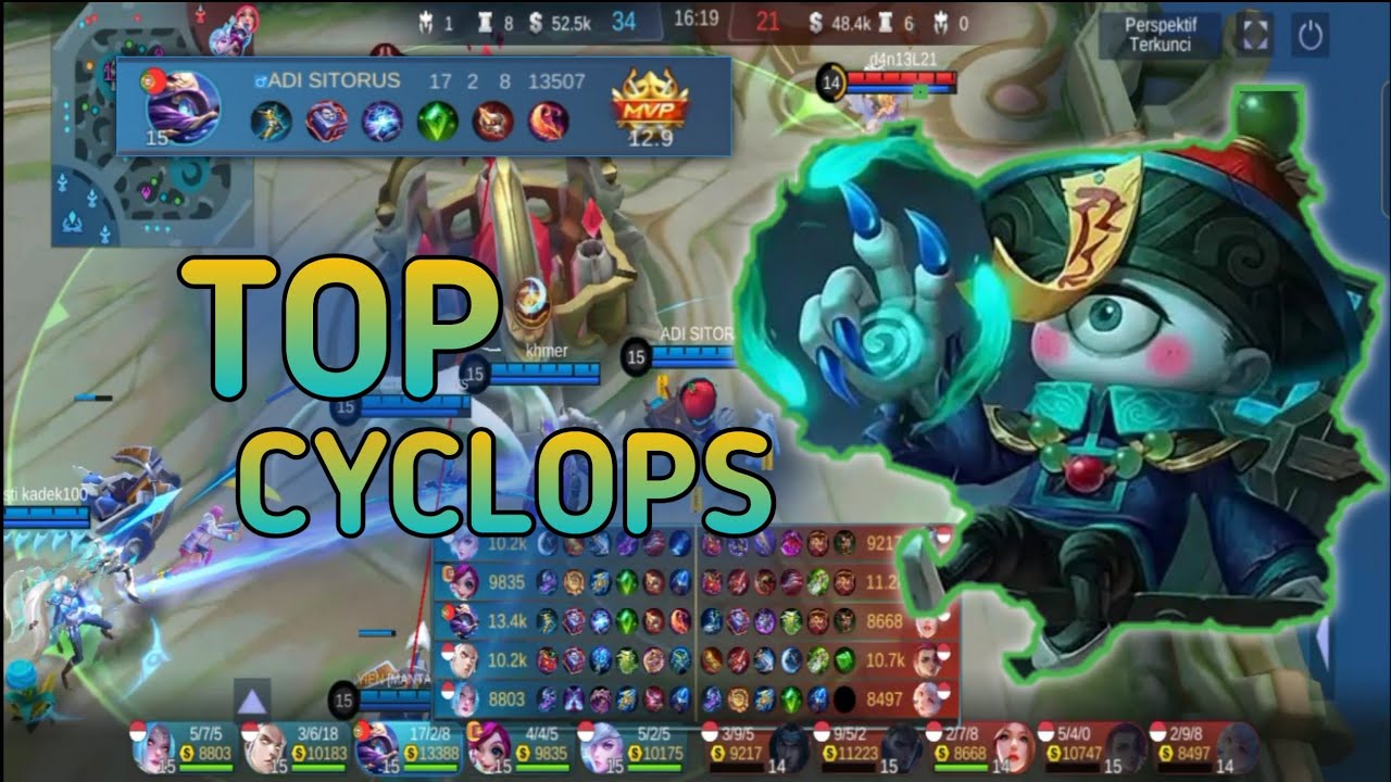 INI CARA BERMAINNYA CYCLOPS | TOP RANK GAMEPLAY #part1