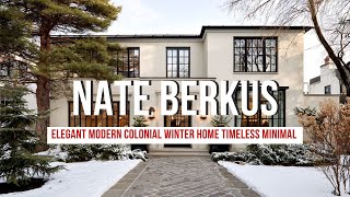 Elegant Modern Colonial Winter Home Inspired by Nate Berkus Timeless Minimal Classicism
