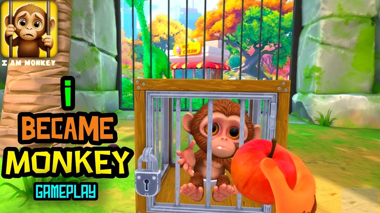 I Become A Monkey || I Am Monkey Mobile Game Full Gameplay || ZF