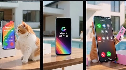 FunPhone Gigent 5 Pro 5G vs Gigent B05 Pro 5 G Boot Animation & Incoming Call
