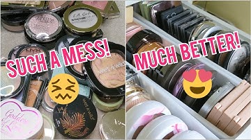 Makeup Organization & Declutter Part 2- Highlighters